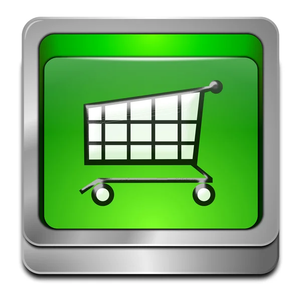 Shopping Button — Stock Photo, Image