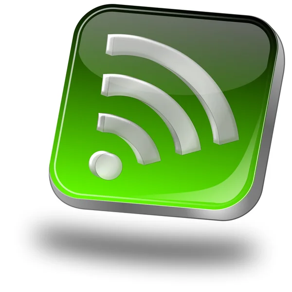 Wlan WiFi sem fio botão — Fotografia de Stock