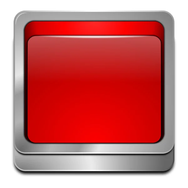 Red blank Button — Stock Photo, Image