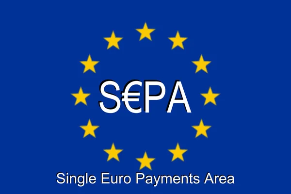 SEPA - Single Euro Payments Area — Stock Photo, Image