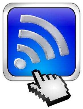 kablosuz wifi wlan düğmesine imleç