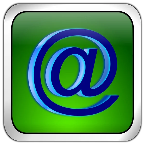 Pulsante e-mail — Foto Stock