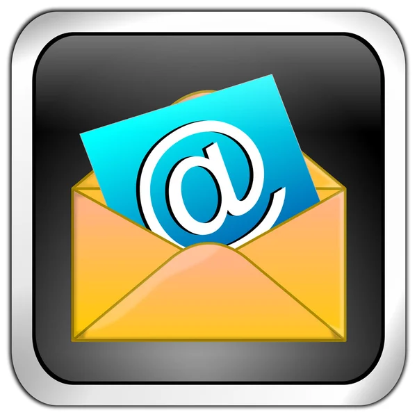 Кнопка электронной почты — стоковое фото