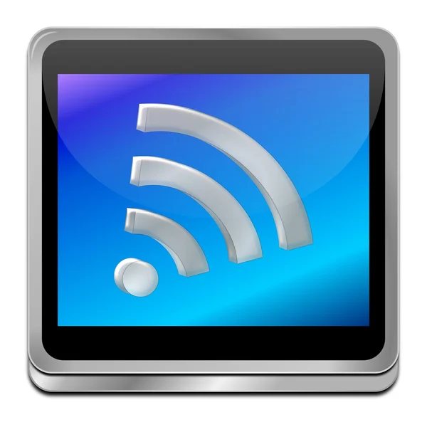 Wireless WiFi Wlan button — Stock Photo, Image