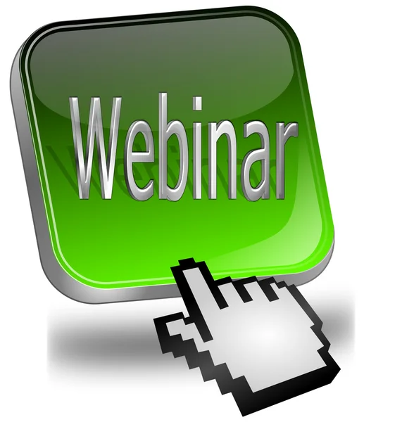 Pulsante Webinar con cursore — Foto Stock