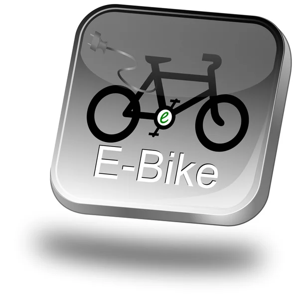 Botão E-Bike — Fotografia de Stock