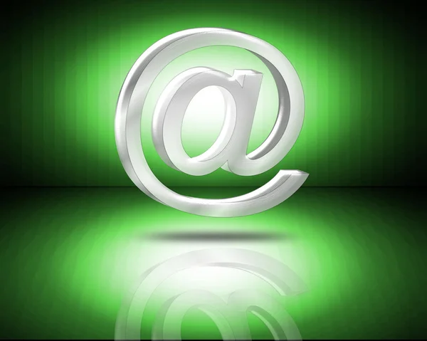 E-mail symbol 3d — Zdjęcie stockowe