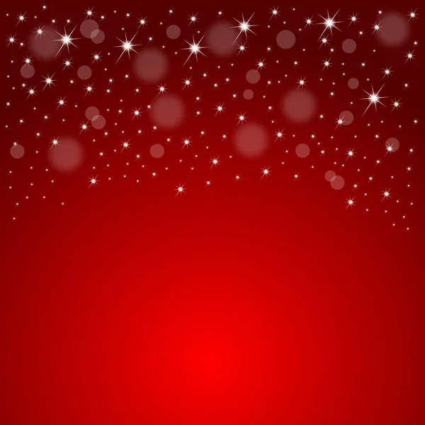 Рождественский фон со звездами и снежинками — стоковое фото