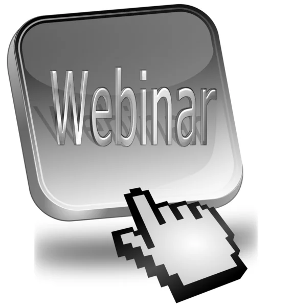 Pulsante Webinar con cursore — Foto Stock