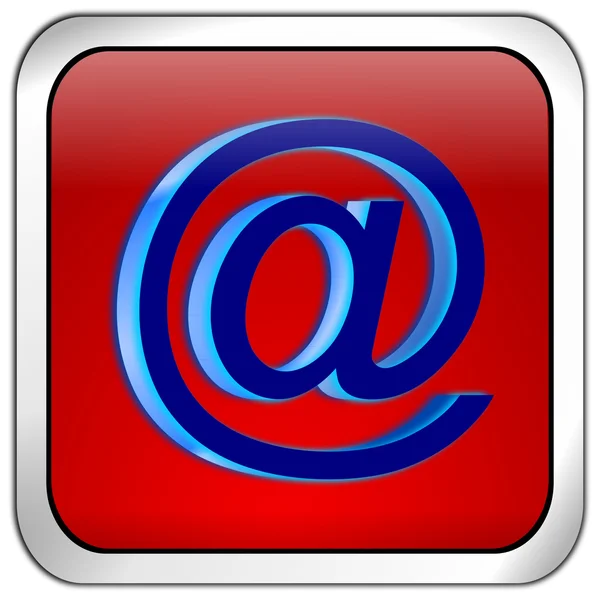 Pulsante e-mail — Foto Stock