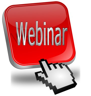 imleç ile Webinar düğmesi