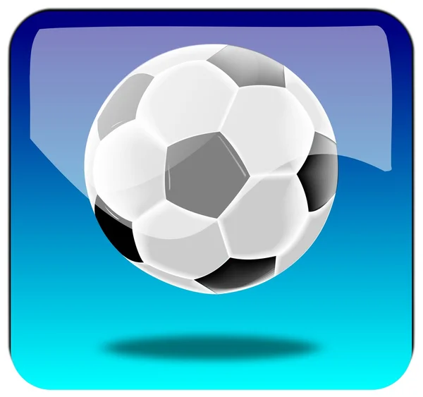 Fußball-App — Stockfoto