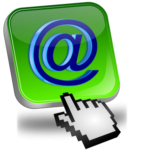 Bouton E-Mail avec curseur — Photo