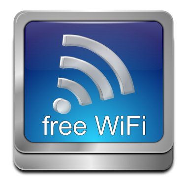 Ücretsiz Wi-Fi Kablosuz düğmesi