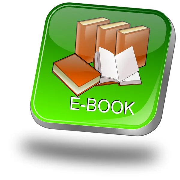 E-boek knop — Stockfoto