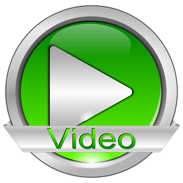 Play video düğmesi — Stok fotoğraf