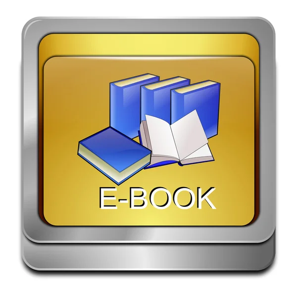 Botón E-Book — Foto de Stock