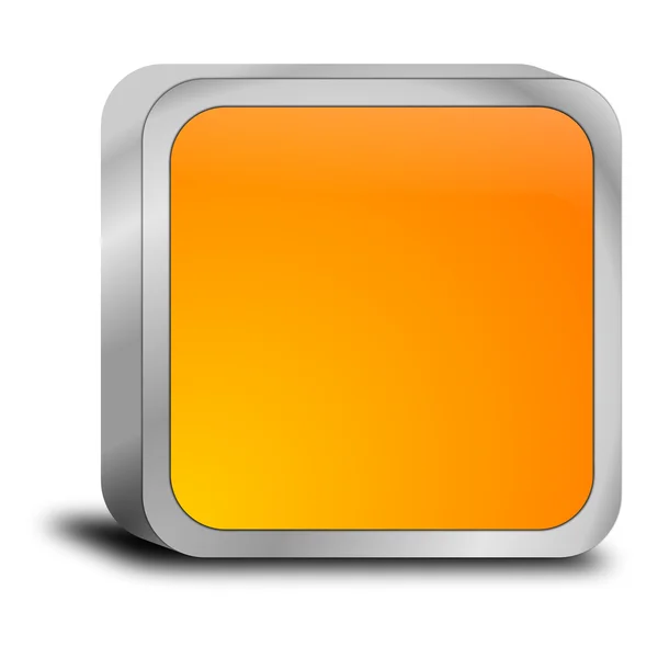 Orange blank Button — Stock Photo, Image