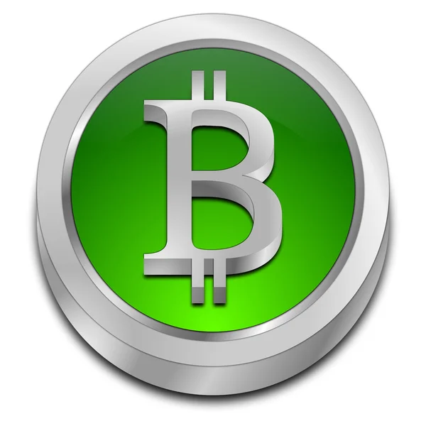 Bitcoin elfogadjuk gomb — Stock Fotó