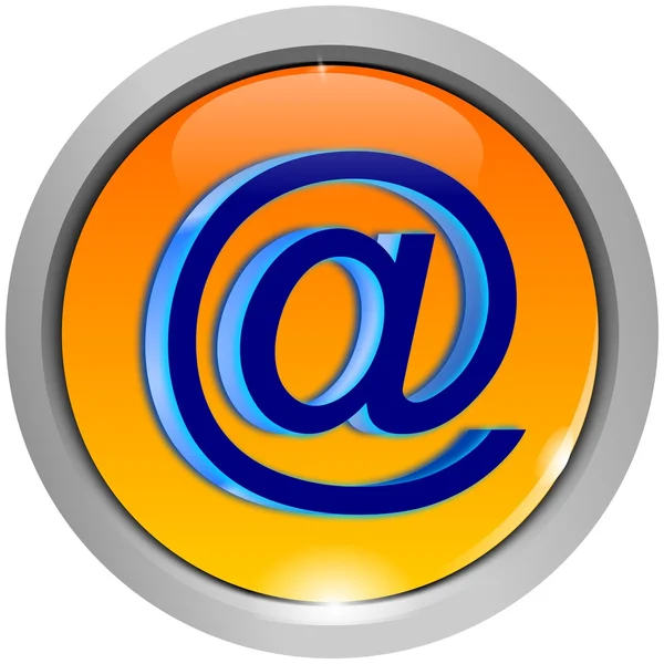 E-posta düğmesi — Stok fotoğraf