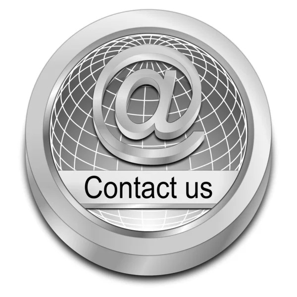 Button contact us — Stock Photo, Image