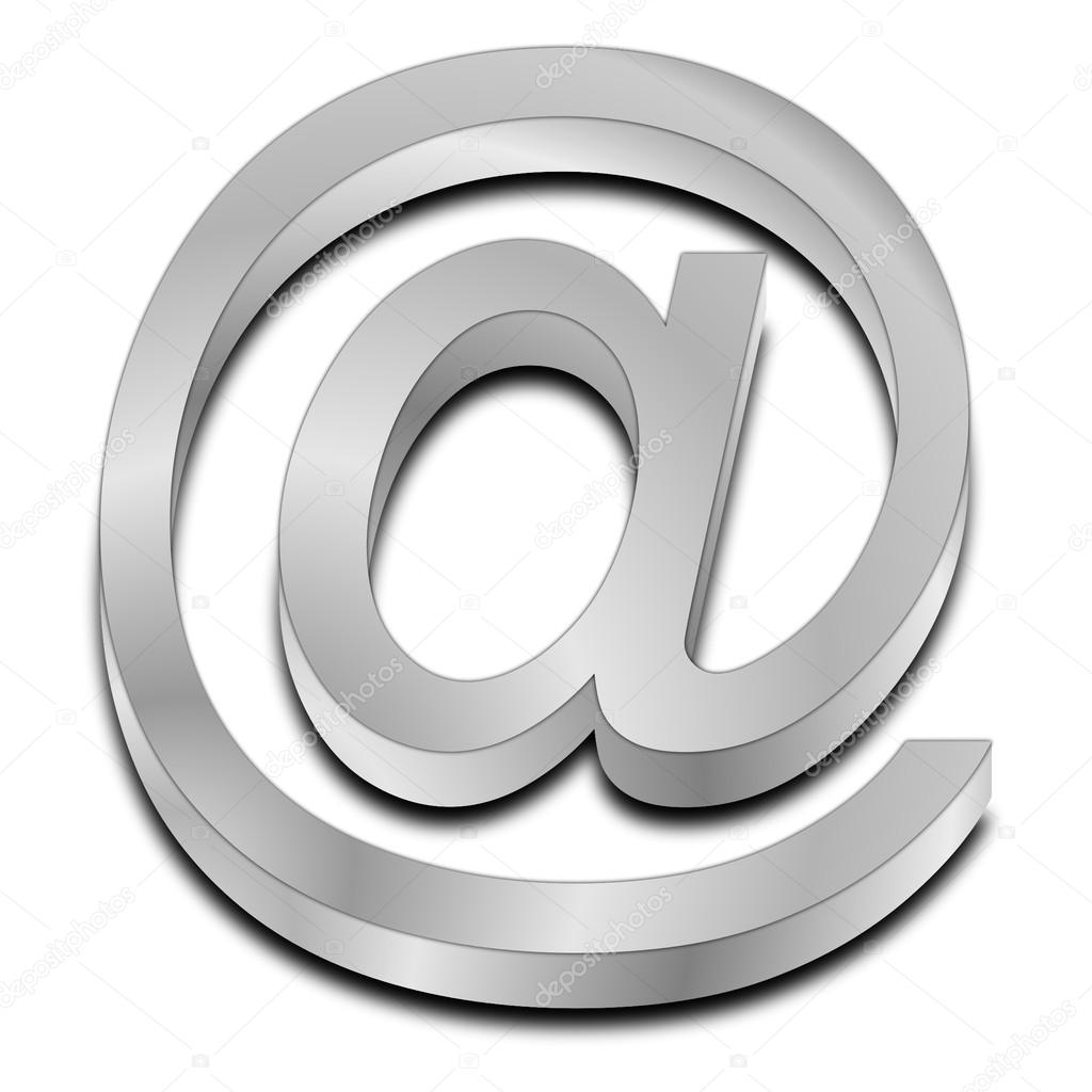 Email symbol 3d