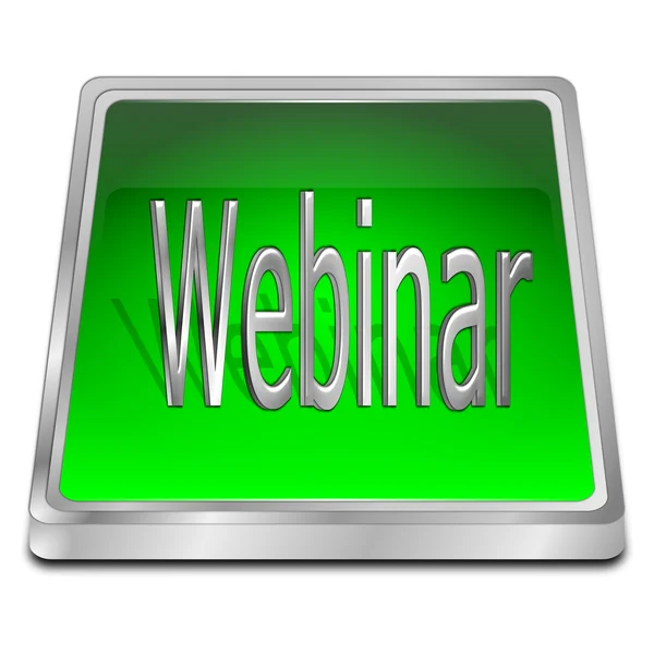 Pulsante Webinar — Foto Stock