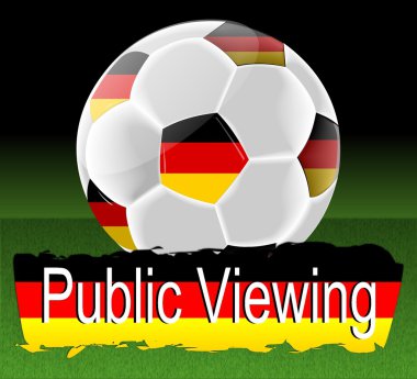 kamu ile ilgilenen - Alman bayrağı futbol topu