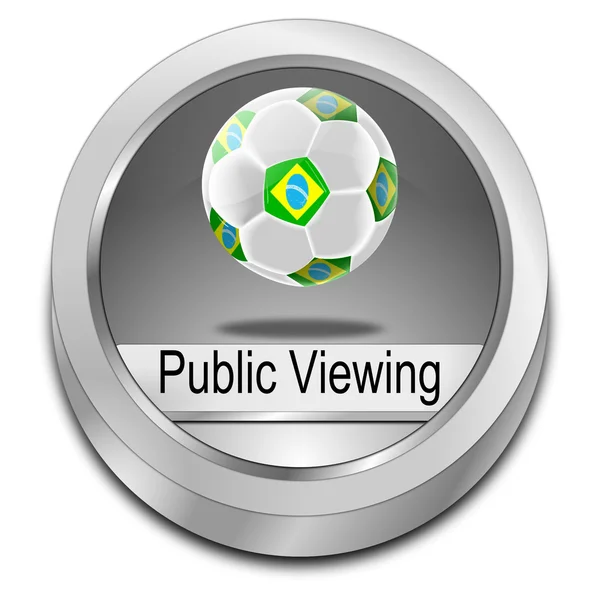 Botón de visualización pública —  Fotos de Stock