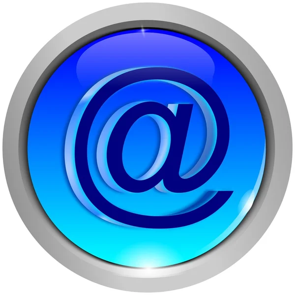 Pulsante e-mail — Foto Stock