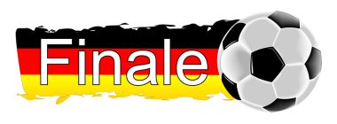Alman bayrağı final - Almanca futbol topu