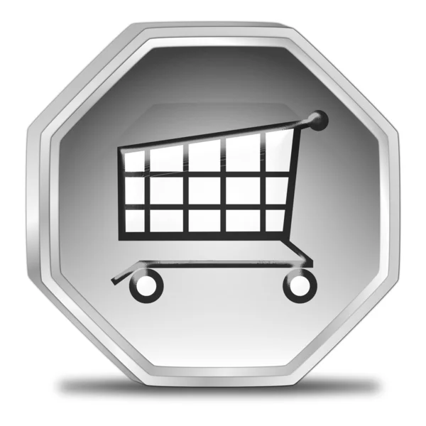 Shopping Button — Stock Photo, Image