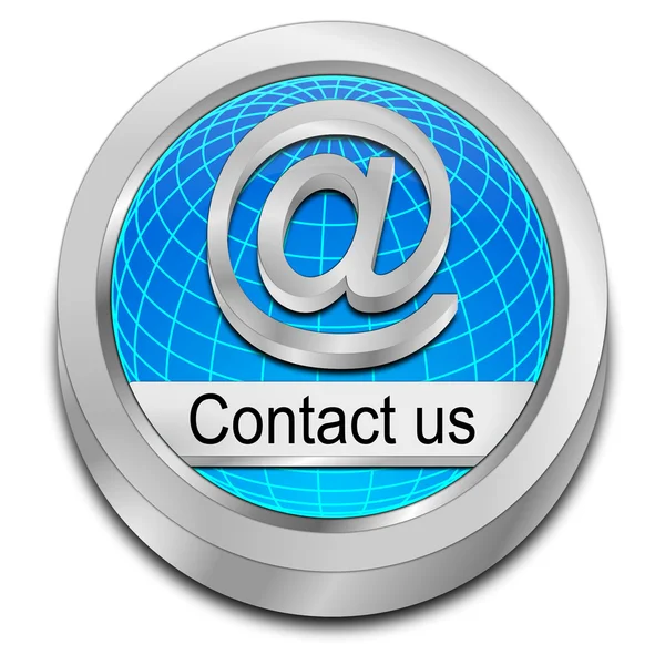 Button contact us — Stock Photo, Image