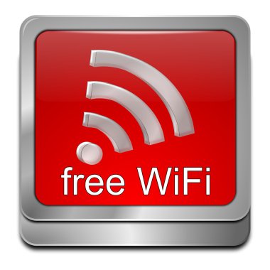 Ücretsiz Wi-Fi Kablosuz düğmesi