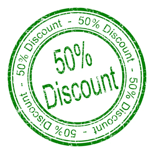 Discount Rubber Stamp Illustration — Stock Photo, Image