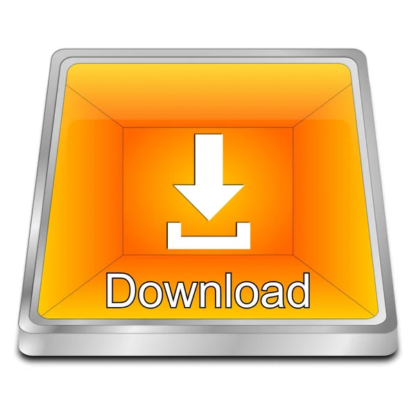 Download Button Orange Illustration — Stock Photo, Image