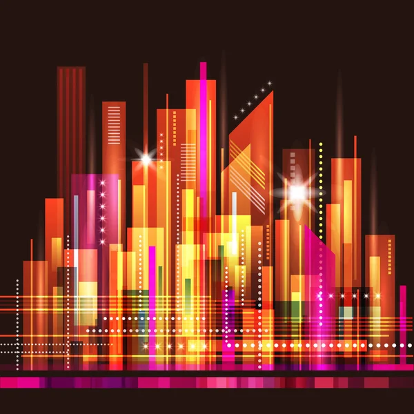 Abstract city skyline — Stockvector