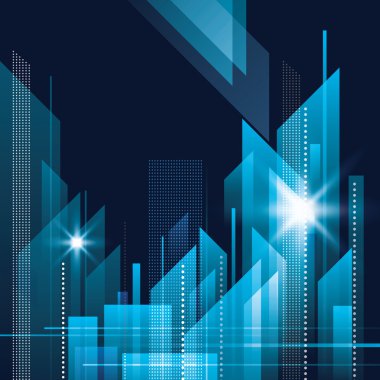 soyut cityscape plan vektör