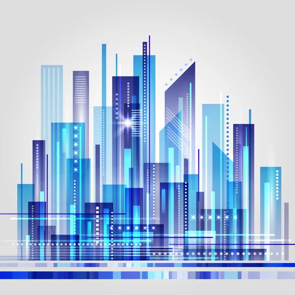 Abstract cityscape background vector — Stock Vector