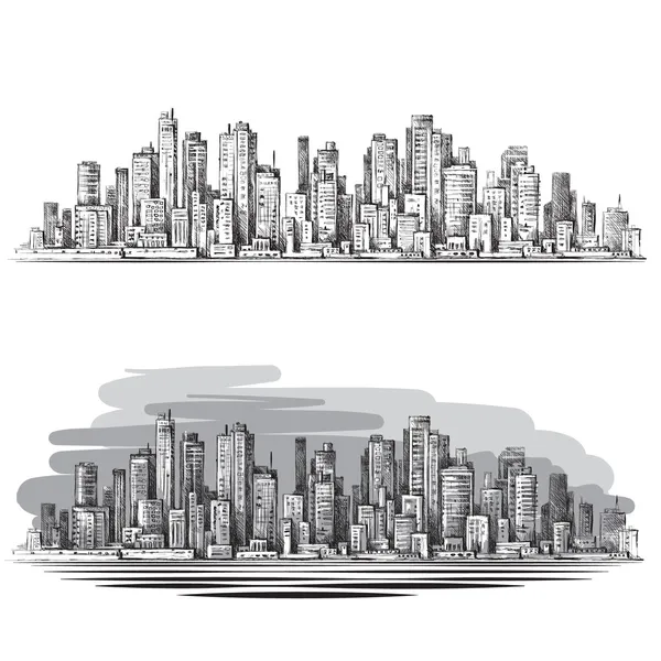 Stadtlandschaft — Stockvektor