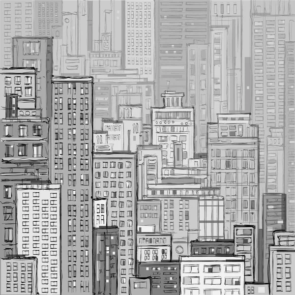 Paysage urbain — Image vectorielle