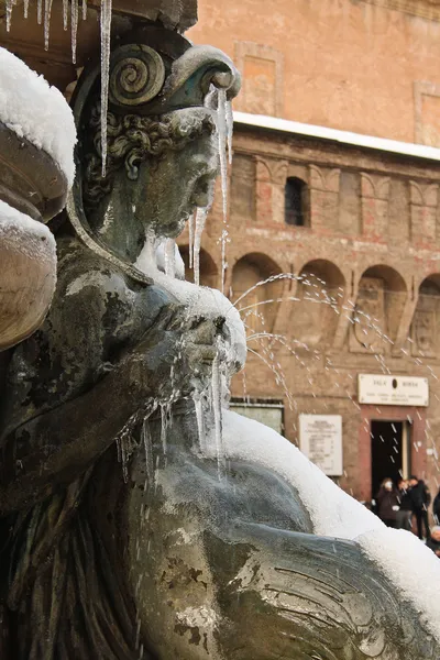 Neptun náměstí - bologna — Stock fotografie