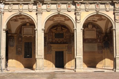 archiginnasio Bologna. Emilia-Romagna. İtalya