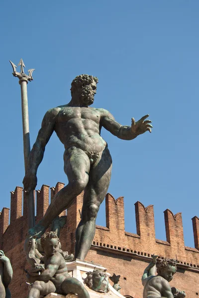 Neptunes bronsstaty — Stockfoto