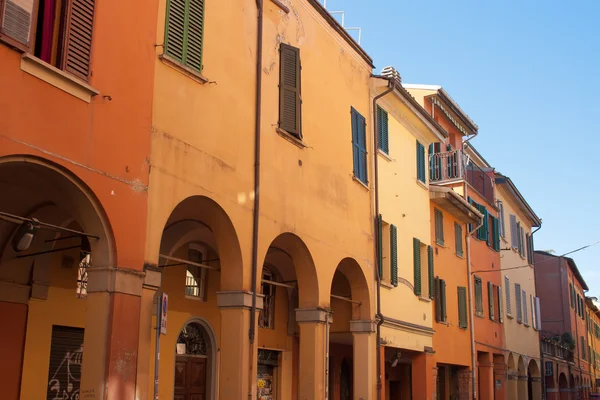 Bologna İtalyan evleri — Stok fotoğraf