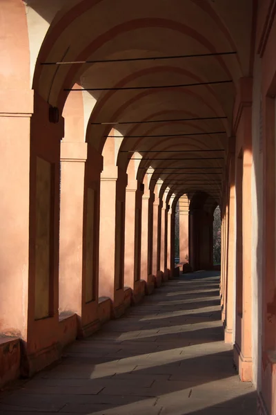 Arcade di San luca a mortadella — Foto Stock