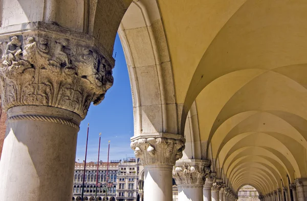 Weergave van Venetië - san Marcoplein — Stockfoto