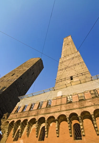 Asinelli tower - Bolonia — Zdjęcie stockowe