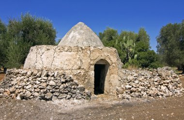 puglia - trullo görünümünü