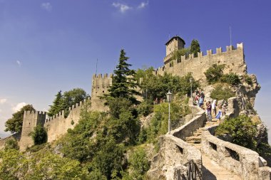 Della guaita içinde eski şehir san marino castle